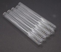 Test Tubes-High Temperature Glass Rounded 18 ml 15mm x 150mm-Pack of 5 Tubes