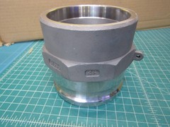 1 – EVER-TITE 4F, 4″ Cam & Groove Coupling 316SS, Cam-Lock Socket Weld. New