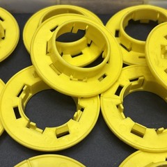 22- Caddy EASY SNAP Gromet ESG1, Yellow, Open Package