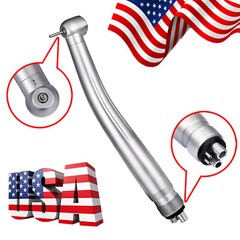 10X DENTAL High Speed Handpiece Metal Air Turbine Push Button 4 Holes NSK Style
