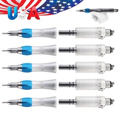 Yabang Dental Slow Low Speed Handpiece Straight Nosecone Air Motor 4Holes