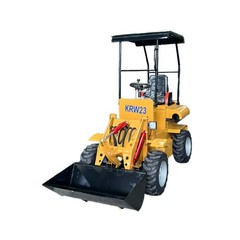 Agrotk Mini Skid Steer Wheel Loader Riding-on 23 HP RATO Gasoline Engine Compact