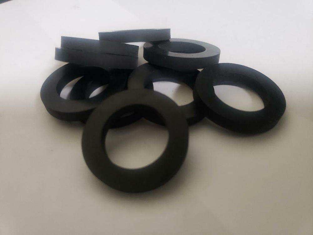1″ ID Rubber Washers 1.5″ OD x 1/8″ Thick Spacers Gasket Damper 1 x 1 1/2 x 1/8