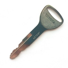 Toyota Forklift Ignition Key with OEM Logo 57591-23330-71 marked A62597