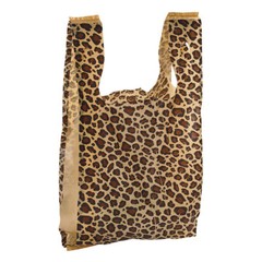 Plastic Shopping Bags 1000 Cheetah Leopard Grocery Merchandise 11 ½” x 6″ x 21″