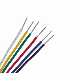 6x30ft 22 AWG Solid Hookup Wire – Tinned Copper, Flame Retardant, PVC Insulation