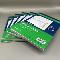 Adams Sales Order Book 2-Part form Carbonless Sets White/Canary pack of 5 DC5805