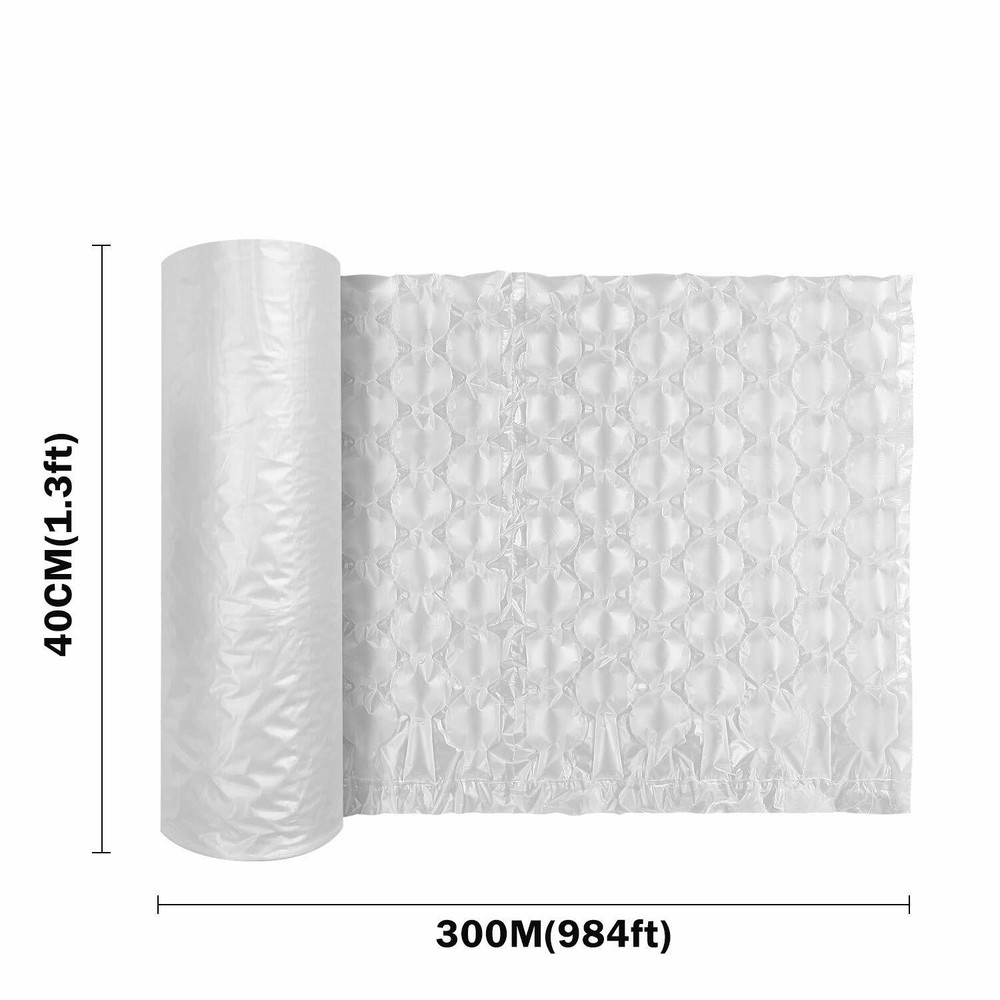 984ft x 16″ Air Cushion Machine Film Small Bubble Pillow Packaging Padding Roll
