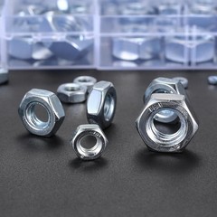 Metric Hex Nuts Assortment Kit, 430 Pcs Stainless Steel Hex Nuts Set, Hex Har…