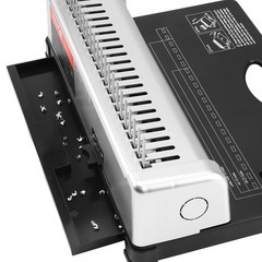 VEVOR Binding Machine Comb Binding Machine 21 Holes 100 PCS Binding Spines
