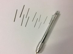 Standard Drill Torch Tip set, Pocket clip and 12 bits