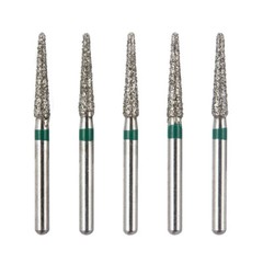 100pcs AZDENT Dental Diamond Burs For High Speed Handpiece Friction Grip 1.6mm