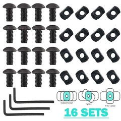 M4 Cam Lock Screws 16 Pack with Allen Key