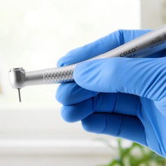 COXO Dental High-speed Air Turbine Handpiece 4 Holes Anti-retraction 1-Spray