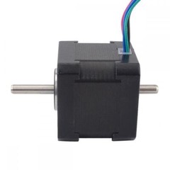 Nema 17 Stepper Motor Dual Shaft 1.8° 45Ncm 12-24VDC 2A 42x40mm for CNC Extruder