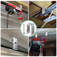 Channel Trolley Track Hanger Bracket Fits UNISTRUT HeavyDuty 15/8 In 4 PCS