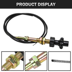 For VCGTX06-6FT Buyers Heavy Duty Vernier Locking Throttle Cable Truck Equipment