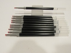 10 Replacement Refills for Pentel EnerGel 1.0mm Rollerball Gel Ink BOLD, BLACK