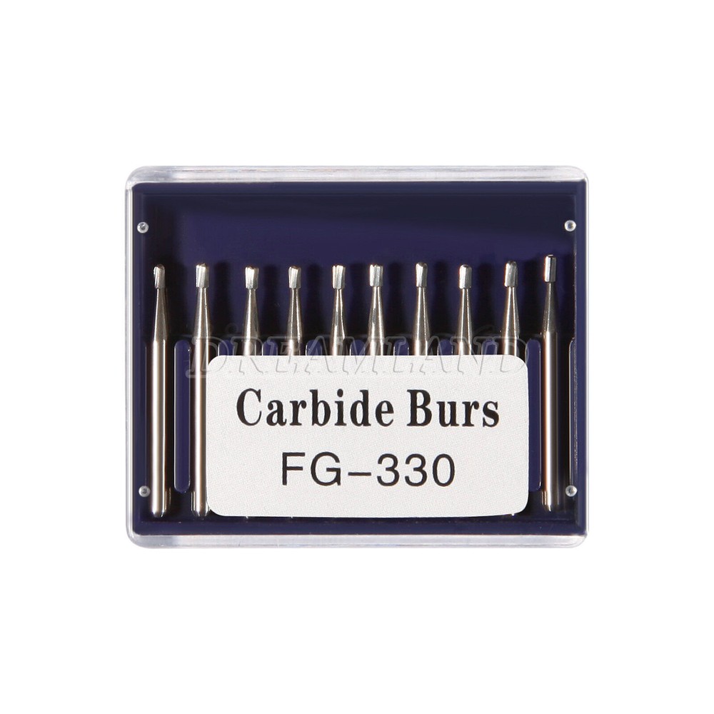 Dental Carbide Burs Straight Fissure Cylinderical Tungsten Steel Bur High Speed