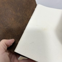 Rustic 5×7 Leather Journal – Handmade-Style Wrap Notebook
