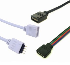 4 Pin Male Connectors for SMD RGB Led Strip Lighting – 10/25/50/100 Pcs