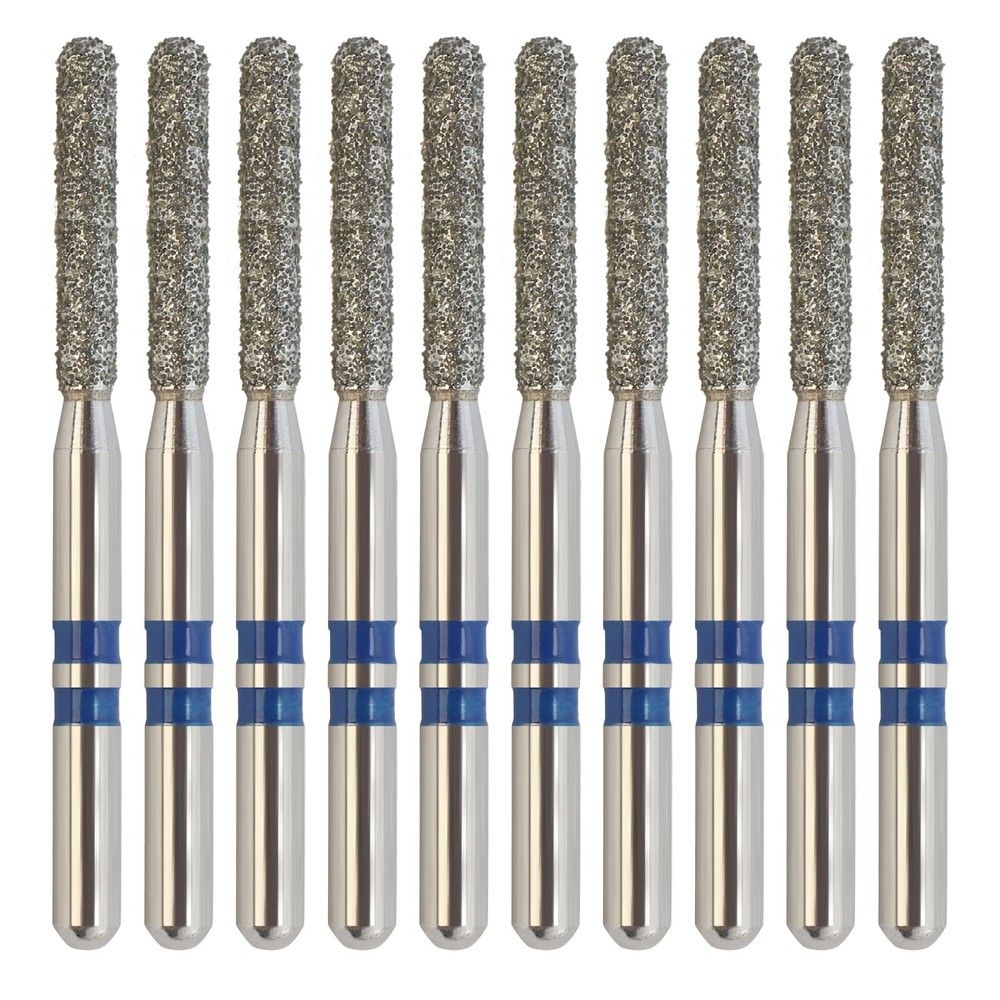 Zirconia Diamonds Crown Removal Burs Round End Cylinder Medium Grit Z881/014M FG