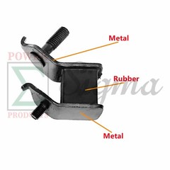 Small 4 PCS Anti Vibration Generator Rubber Motor Mounts For Honda 68325-ZC2-000