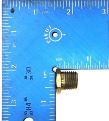 Eaton 3/8″-24 Female to M14-1.5 Male Brass Adapter [Lot of 3] NOS