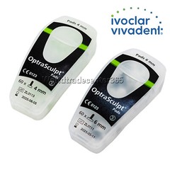 1set Dental Composite Resin Fill Handle Spatula Foam Veneer OptraSculpt Pads Kit