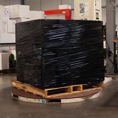 1 Roll 18″ x 1500′ Bundling Stretch Film Shrink Hand Wrap (80 Gauge) Dark Black