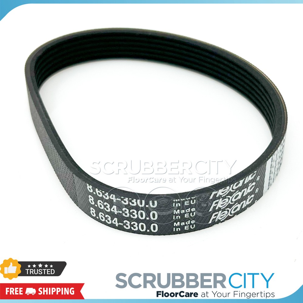 86343300 Left Side Belt Windsor Karcher Upright for iCapsol Mini 8.634-330.0