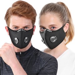 2x Half Face Cover Respirator Reusable Face Mask Bike Sports Worksite Facepiece