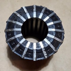 Jacobs Rubber Flex Collars Used 6 Pcs. as Listed in Steel Case Shown USA