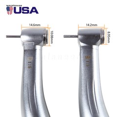 Dental 1:5 Increasing Contra Angle LED Optic Handpiece Fit NSK Electric Motor KV