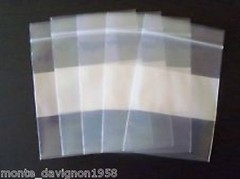 400 2″x3″ white block Recloseable Zip Bags 2mil