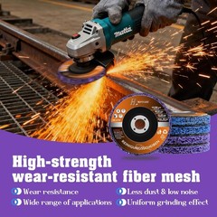 5 Pcs-5″ X 7/8″ Stripping Wheel Discs for Removing Paint, Rust, Weld & Oxidation