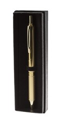 Pentel EnerGel Alloy Retractable Gel Pen, Gold 1 Count (Pack of 1),