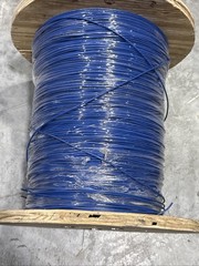 Agave Wire 5000 ft 18 AWG 16/30 Tc,600v Tinned Copper .015 PVC Blue,UL 1007/1569