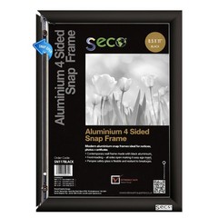 SECO Easy Open Front Loading Snap Frame Poster & Picture Frame, 8.5 x 11 Inch…