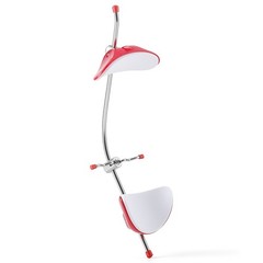 Dental Orthodontic Forward Reverse Pull Headgear Facial Mask Adjustable Red
