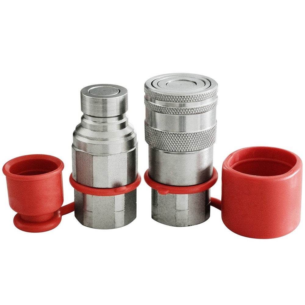 1/2″ NPT Skid Steer Hydraulic Couplers/couplings, Bobcat Flat Face Quick Connect