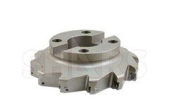 Shars CNC 8″ 90 Degree Indexable Face Mill with 12 APKT 1604 Inserts New L[