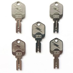 (5) Pollak OEM Forklift Ignition Keys Clark Crown Gradall Gehl Hyster Komatsu