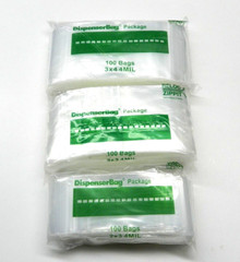 300 Bags 4 Mil Reloc Zippit 3 Size Assortment 2×3 3×3 3×4 Zip Top Seal 4mil