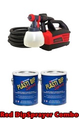 Plasti Dip Spray 2 Gallon Matte Red DYC G-Force DipSpayer Ready to Spray