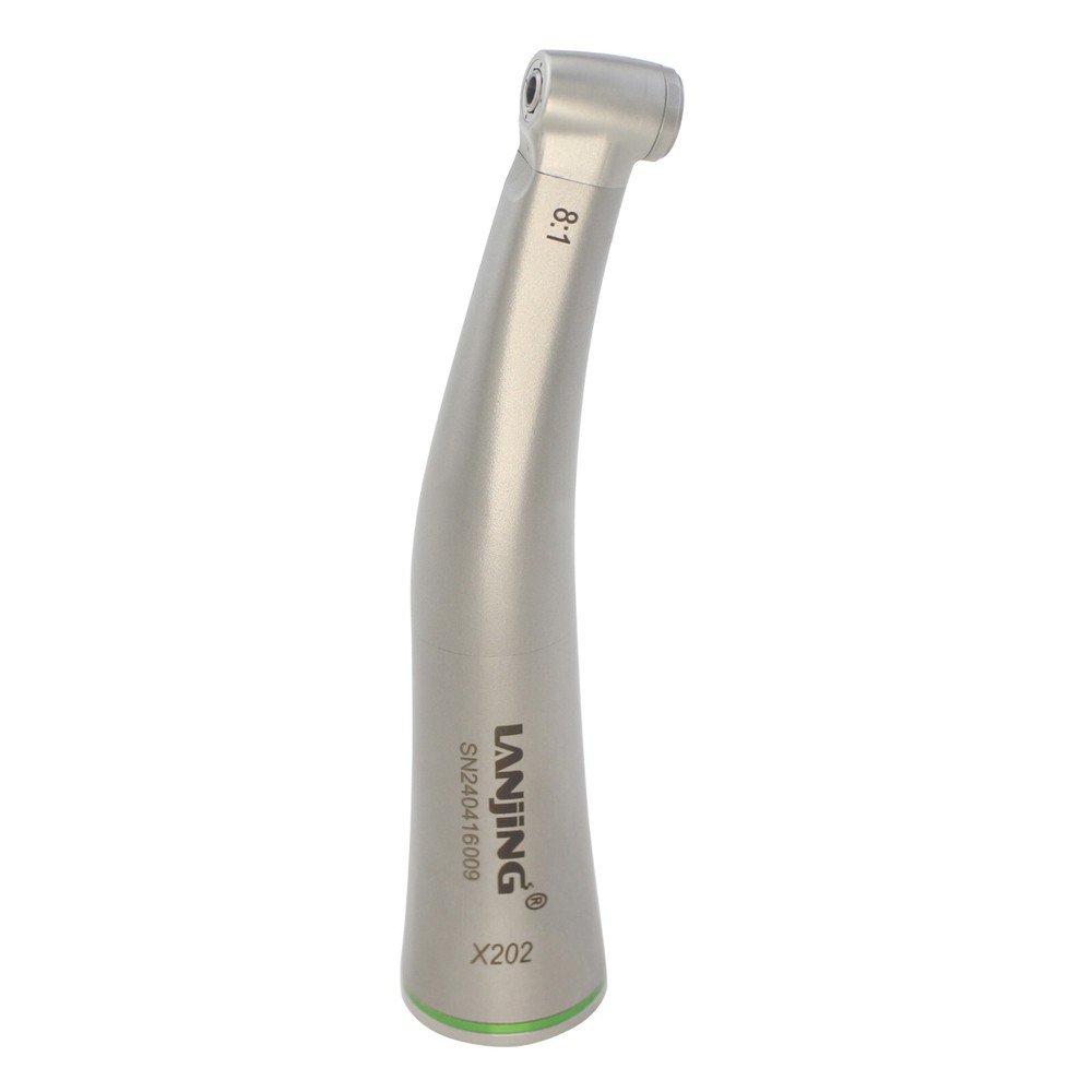 LANJING Endo Handpiece 8:1 Contra Angle Dental Endodontic Push Button Mini Head