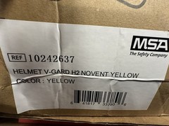 MSA V-Gard H2™ No Vent Safety Helmet – 10242637 (YELLOW)