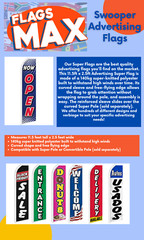 Se Habla Espanol #3 Swooper Flutter Advertising We Speak Spanish Banner Flag