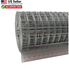 304 Stainless Steel Welded Wire Mesh 15.7in x 10ft 1/2 Hardware Cloth FROM USA