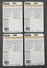 PLINK Lot of 4 Packs of Drinkware Descaler & Cleaner Tabs 20 Total Tabs New